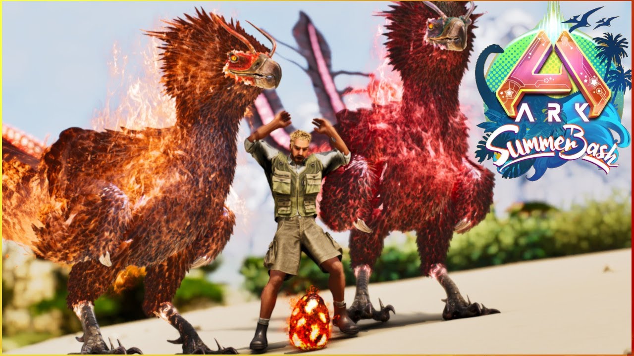 New Summer Bash Update in ARK! Phoenix Breeding & Dino Harvesting Changes