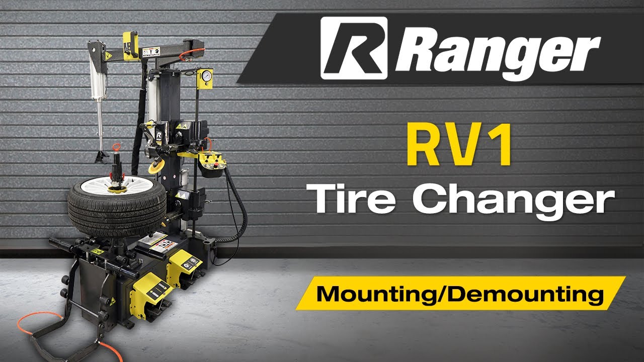 Ranger RV1 Tire Changer Mount/Demount Procedure