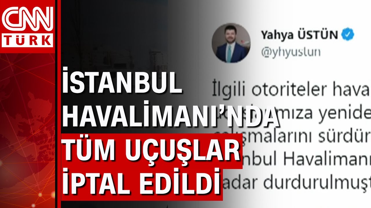 Son dakika! THY u&ccedil;uşları 00:00'a kadar durdu...