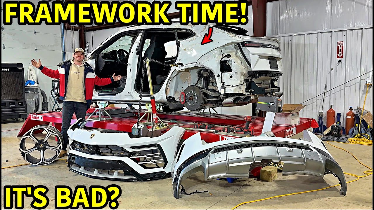 Rebuilding A Wrecked Lamborghini Urus Part 4!!!