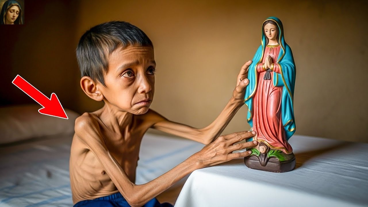 El niño con cáncer tocó la estatua de la Virgen… y el resultado sorprendió a todos