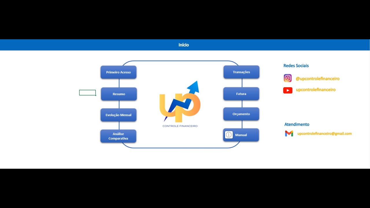Tutorial - Planilha Up Controle Financeiro