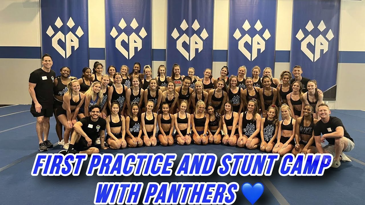 First practice and stunt camp with panthers! 😸