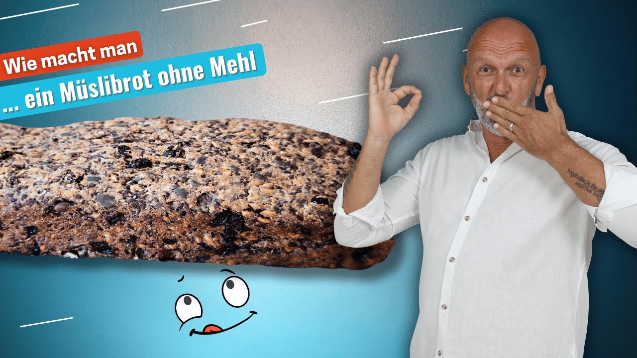 Müslibrot ohne Mehl - gesund & lecker!