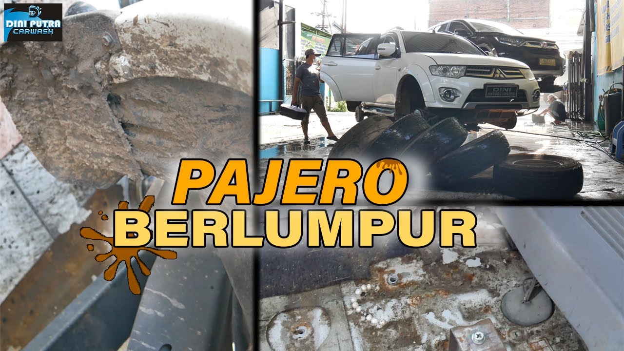 ENDAPAN LUMPUR KERING !! DETAILING MITSUBISHI PAJERO