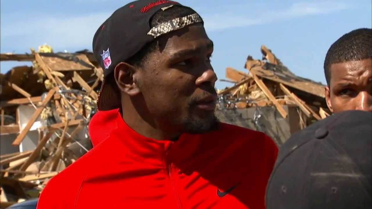 NBA Cares: Kevin Durant supports Oklahoma Tornado Relief