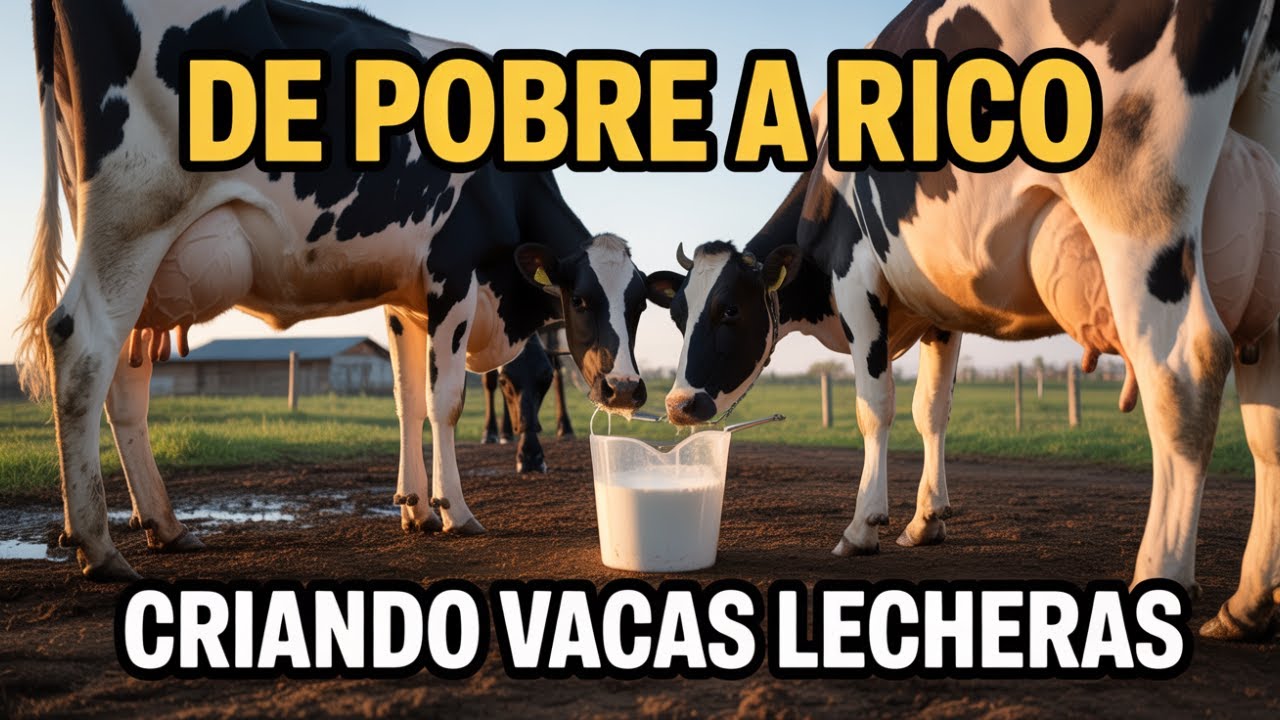 De Pobre a Rico en Una Granja Pequeña   Criando VACAS LECHERAS Sin Gastar Ni Un Peso