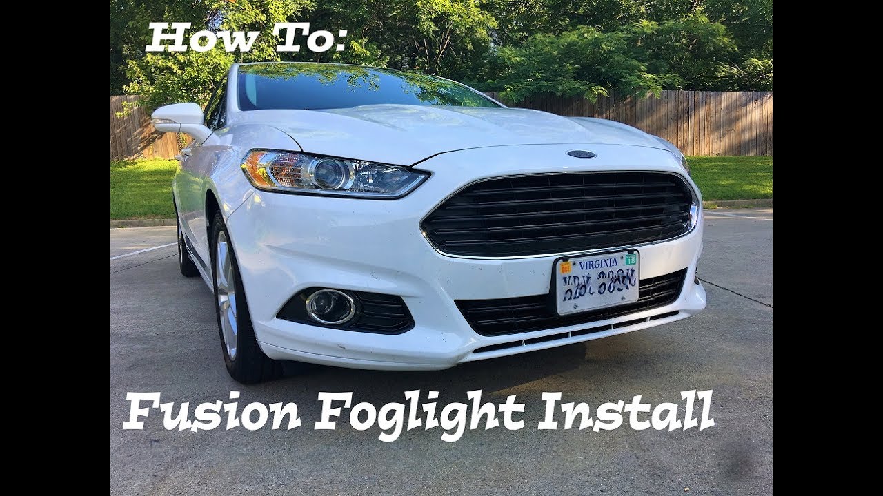 Как установить противотуманные фары на Ford Fusion