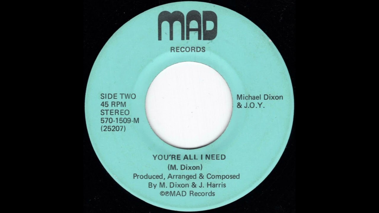 michael dixon & joy  -  You're All I Need