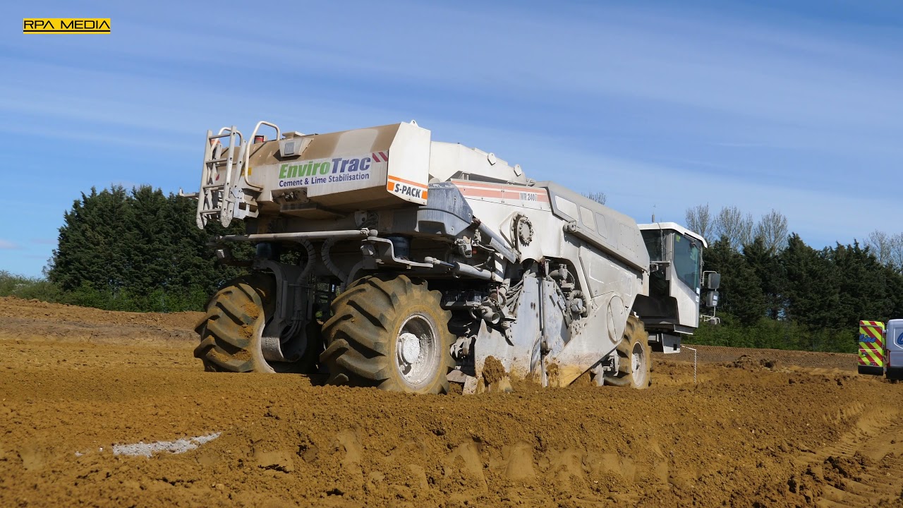 Wirtgen WR240i soil stabiliser.