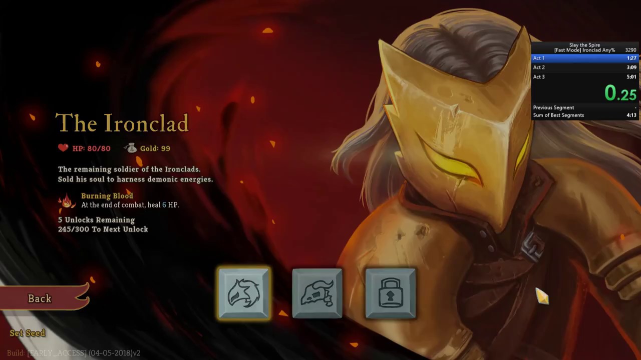 Slay the Spire Speedrun: Ironclad any% 4:30