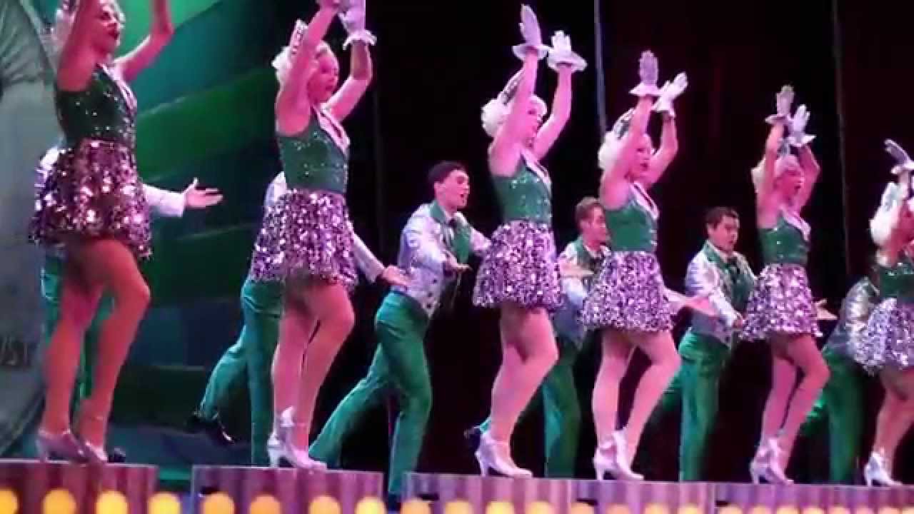 Preparing for opening night of '42nd Street'