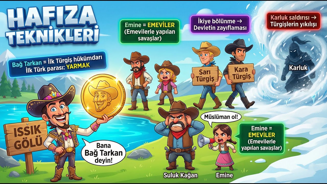 T&uuml;rgişler &ndash; Hafıza Teknikleri (Bağ Tarkan, Suluk Kağan ve Karluk Darbesi)