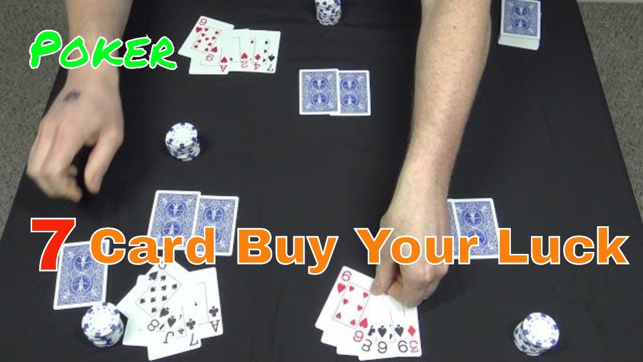 Игры на покерном вечере... Как играть в 7 Card Buy Your Luck