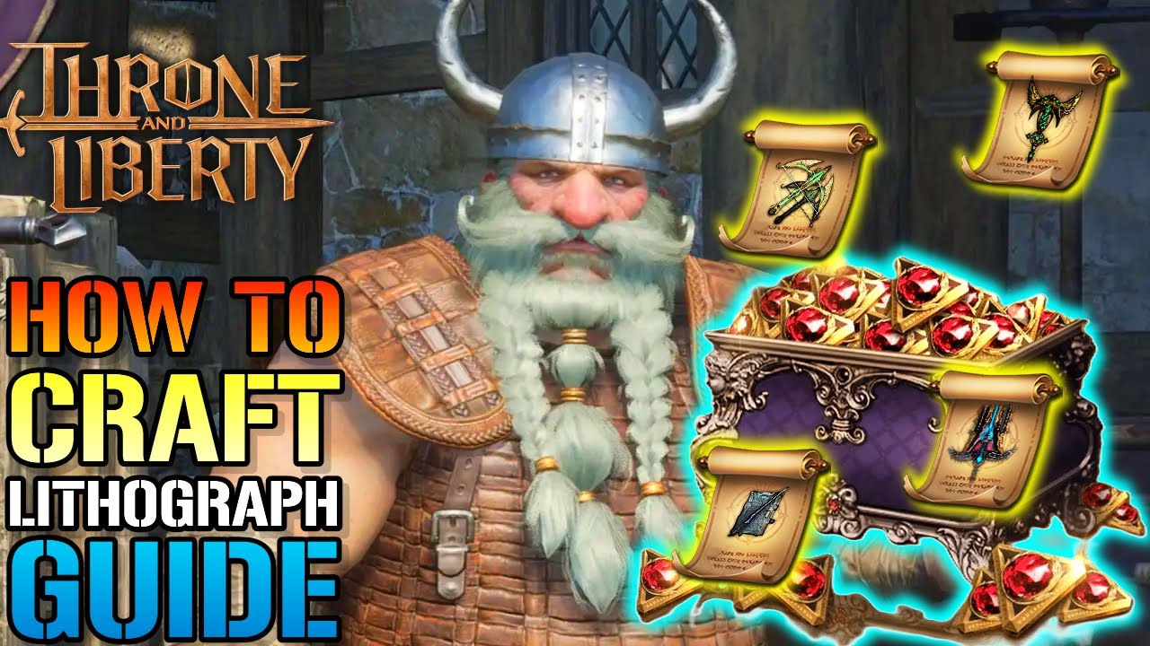Throne & Liberty: Как создавать литографии и создавать ТЫСЯЧИ Lucent! Литографическое искусство (...