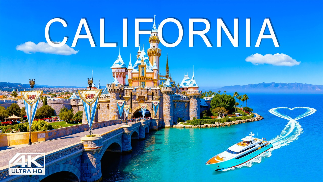 [4K] California 🇺🇸 INSANE Pacific Coast | Golden Gate Bridge, Big Sur & Unreal Ocean Views ✨