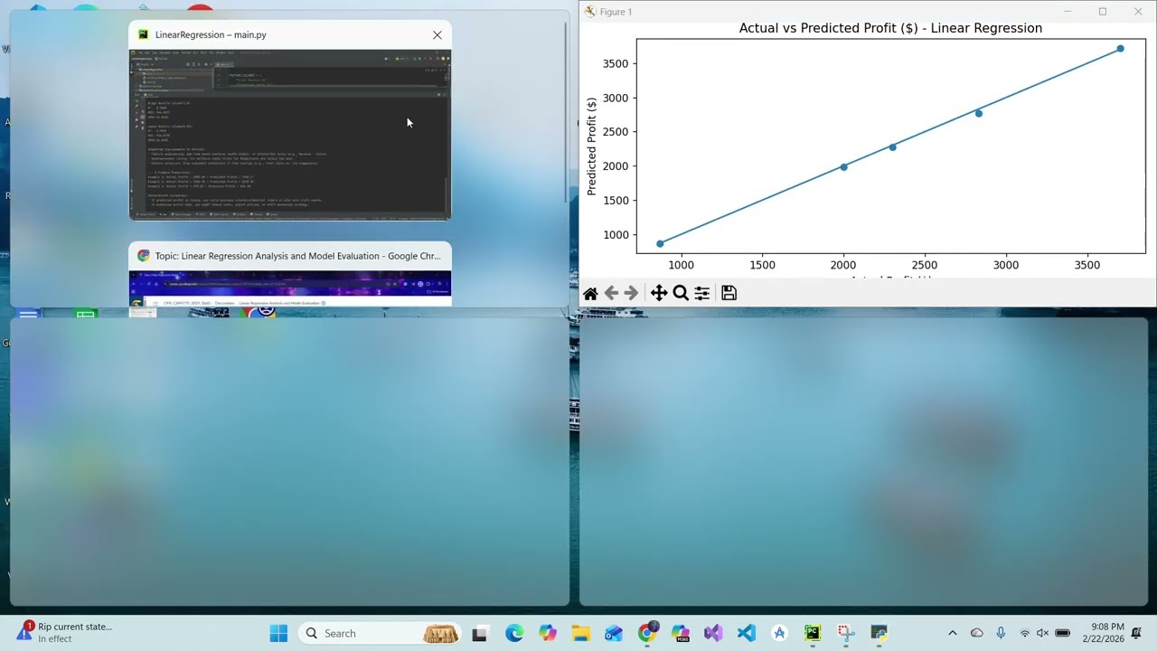 Linear Regression Analysis and Model Evaluation
