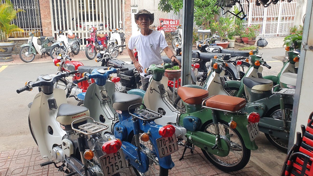 Bộ sưu tập Cub Cổ Điển Honda 67 72 Dame Xanh Cub 81 Lông Chuột Citi100 Piscu 50 ở Tây Ninh