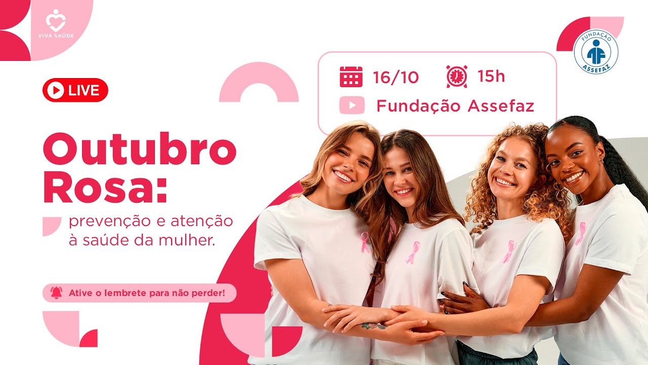 LIVE| Outubro Rosa: prevenção e atenção à saúde da mulher