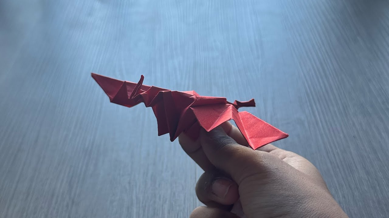 Origami Japenese traditional pro level dragon 🐉 full tutorial