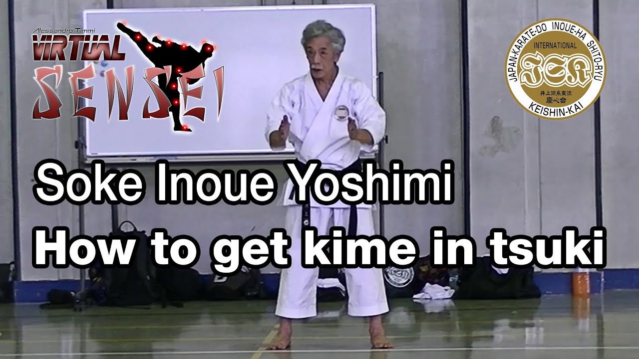 Soke Inoue Yoshimi - How to get kime in tsuki - Summer Camp 2013