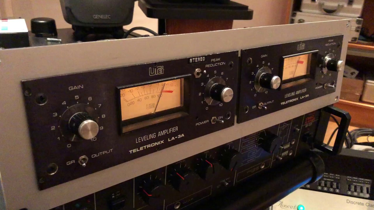 Urei LA3A Tube-Amplified T4 Electro-Optical Classic Compressor stereo pair