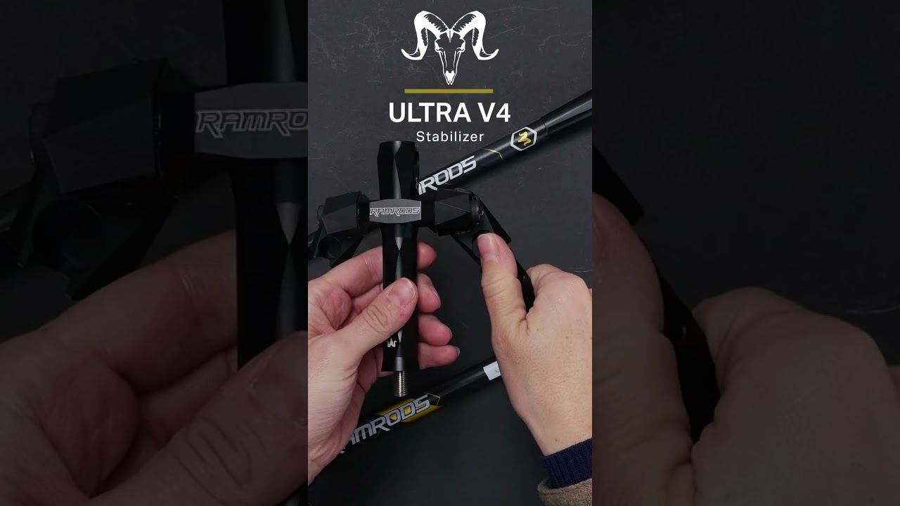 ULTRA V4 - The Ultimate Recurve Archery Stabilizer from RamRods Archery #shorts