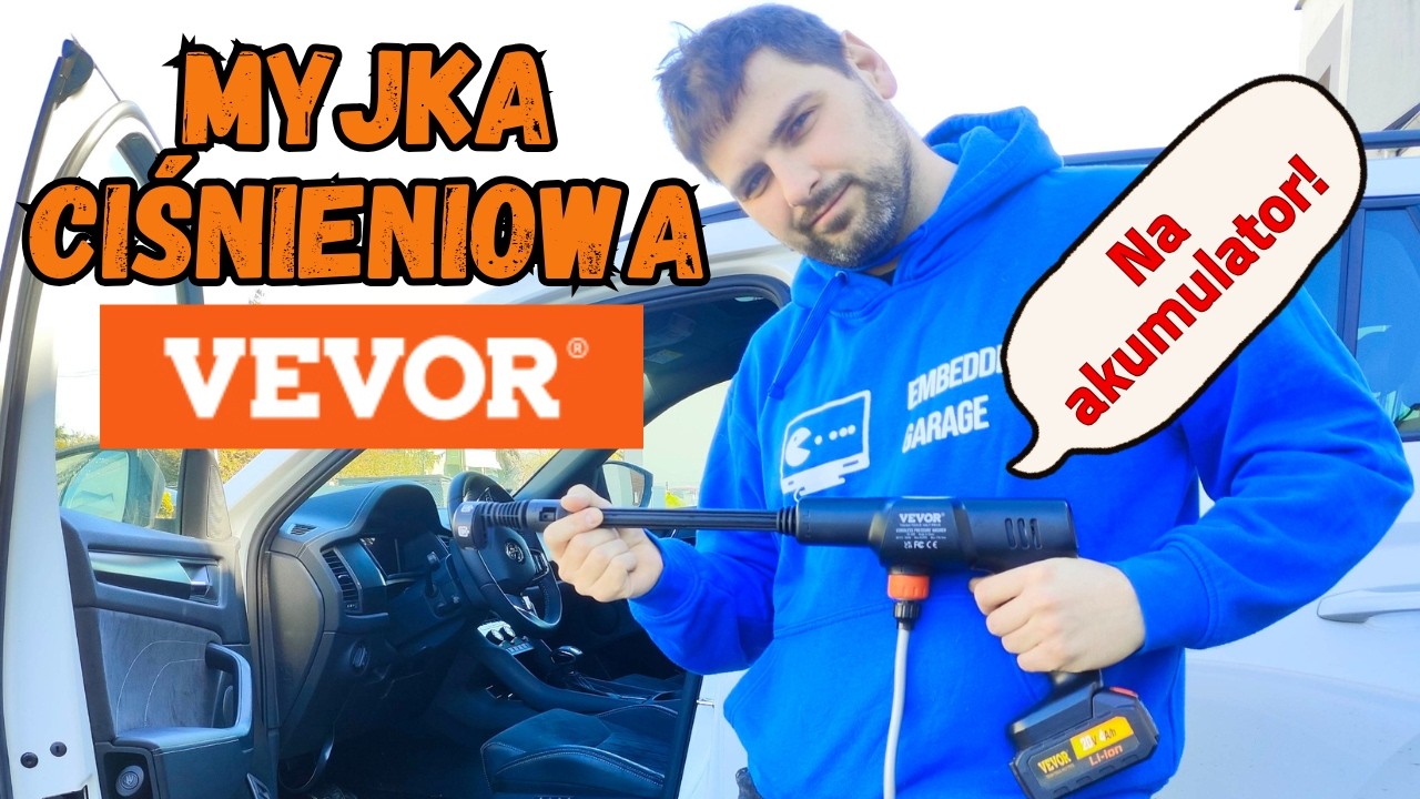 Ciekawy sprzęt! Myjka ciśnieniowa na akumulator