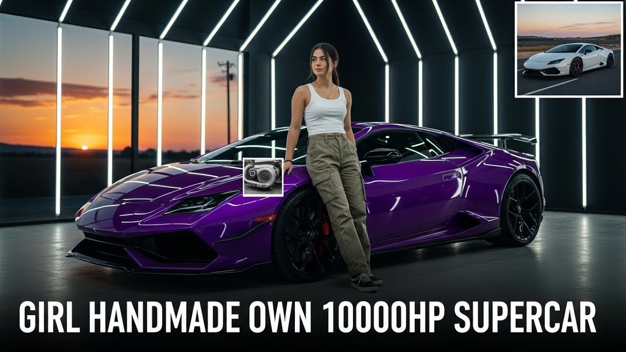 ASMR GIRL HANDMADE HER OWN 1000HP SUPERCAR