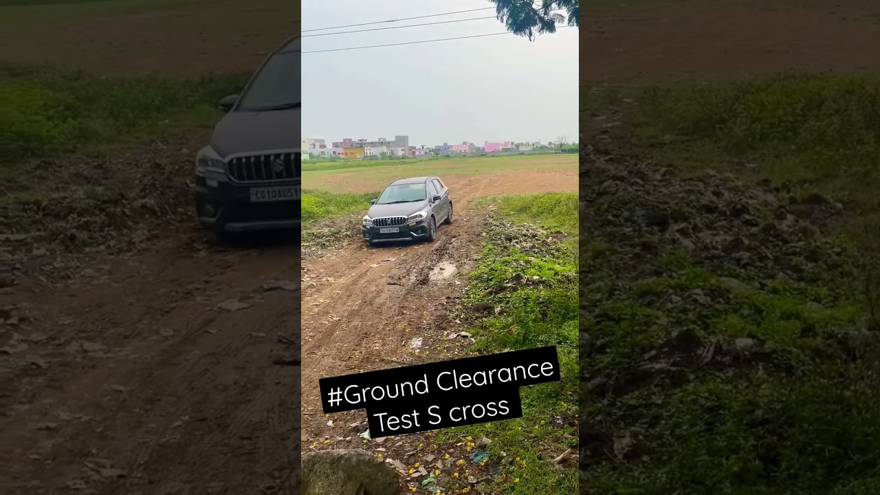 Scross Ground Clearance Test #scross #shorts #shortvideo #brezza #brezza2022 #accidentnews #safety