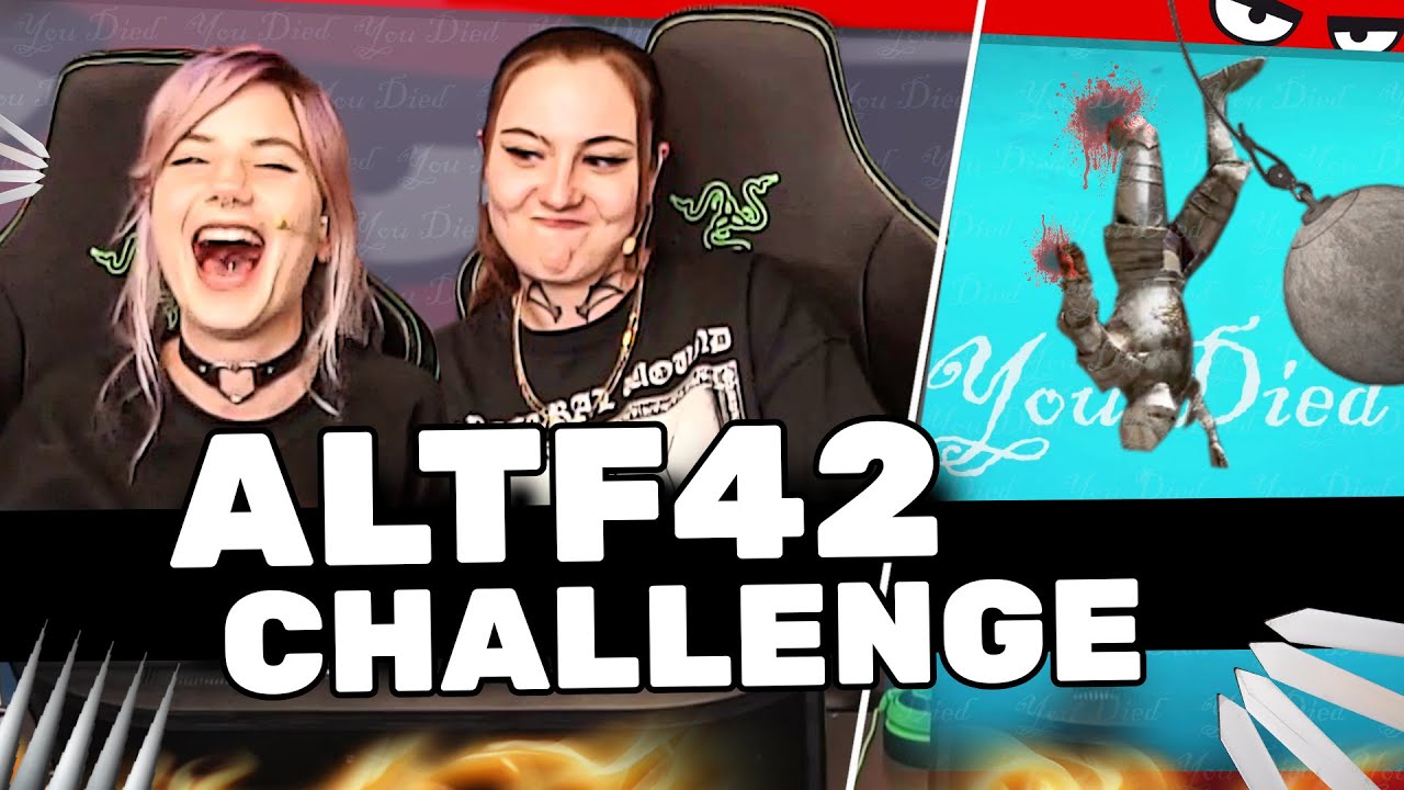 Geschick-Game zu zweit an EINEM Controller...! Janina & Esther vs. ALTF42