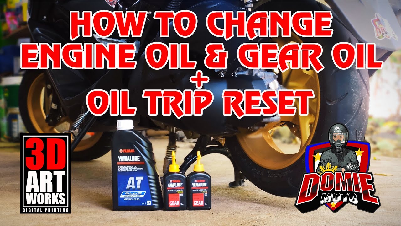 CHANGE ENGINE OIL AND GEAR OIL | YAMAHA NMAX 155