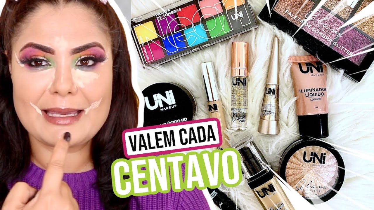 Make só com BARATINHOS  da UNI MAKEUP
