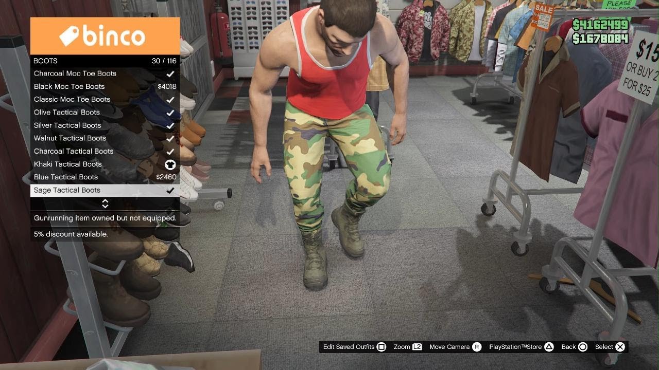 GTA 5 Online My Army SF Green Berets Outfit PS5