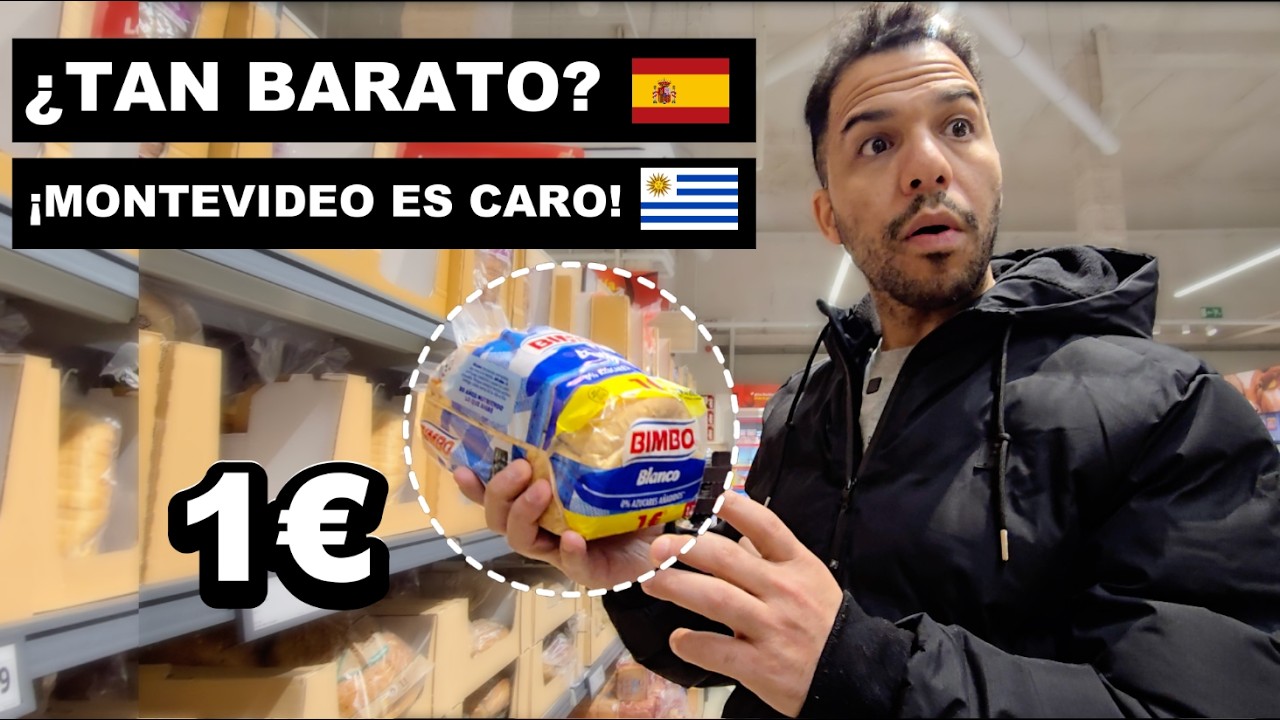 Uruguay es el país más caro de Sur América y este súper en Madrid lo demuestra, Llegamos a España🇪🇸