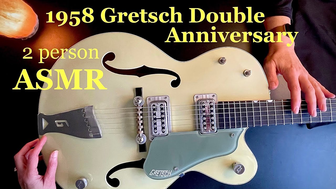 1958 Gretsch Double Anniversary Vintage Guitar Soft-Spoken ASMR Guitar History & Calm Conversation