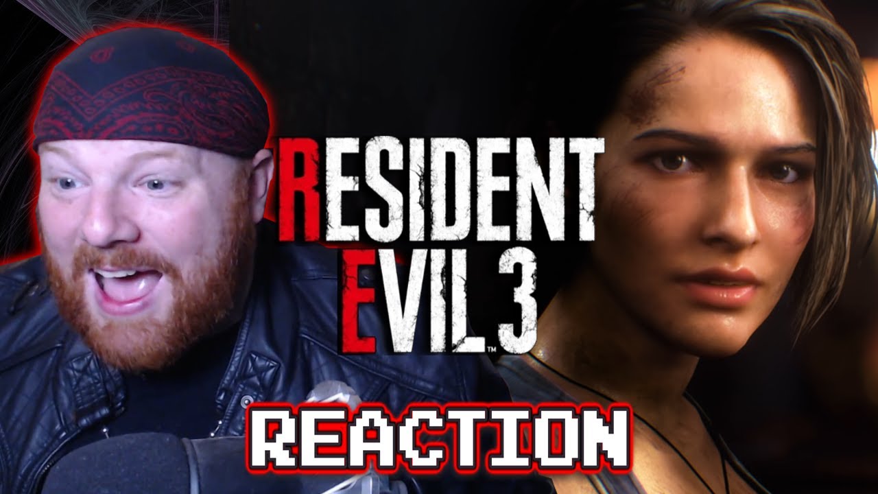 Krimson KB Reacts - Resident Evil 3 Remake Trailer