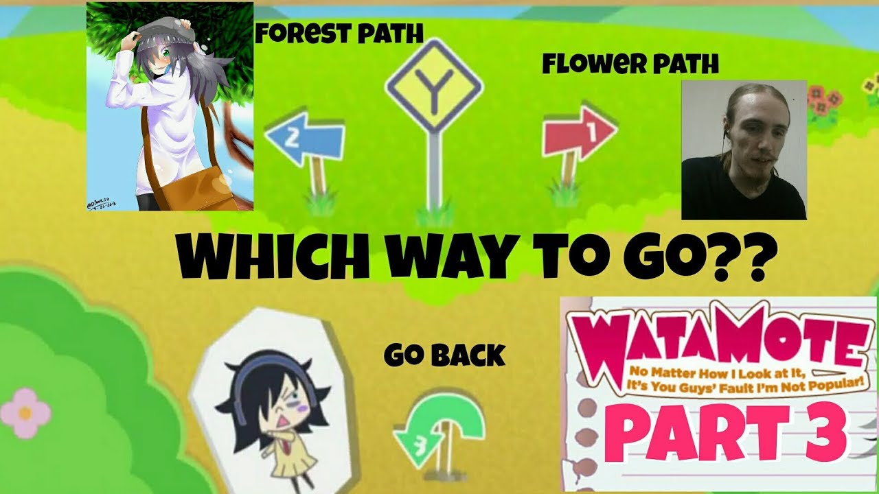 John Watches/Reviews: Watamote - Episode 3 - Psychological Test!(Also playing Deep Space Waifu)