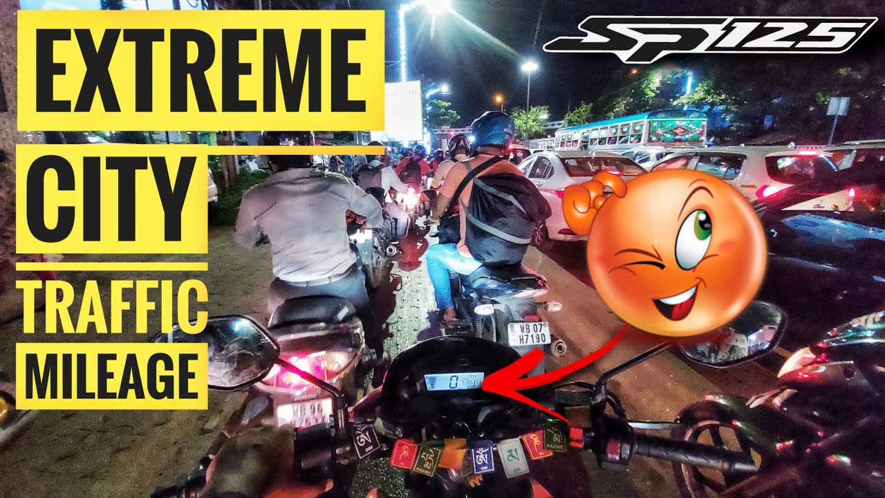 Honda SP125 extreme city traffic Mileage test ⛽| yeh expect nahi kiya tha😲 BS6 Honda | One Moto life