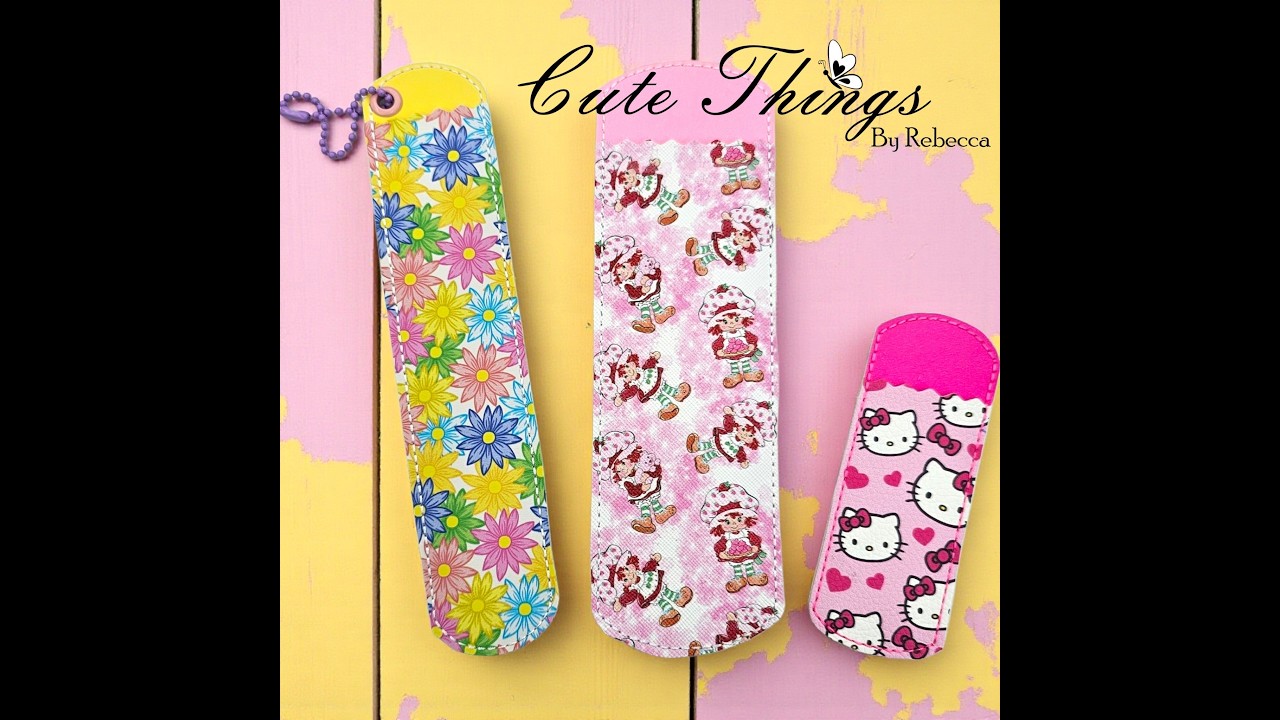 Let's make an in the hoop nail cover/ pen holder!! 