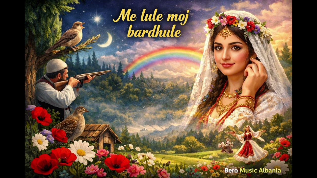 Me Lule Moj Bardhule 🌸 | Këngë Popullore Shqiptare | Bero Music Albania