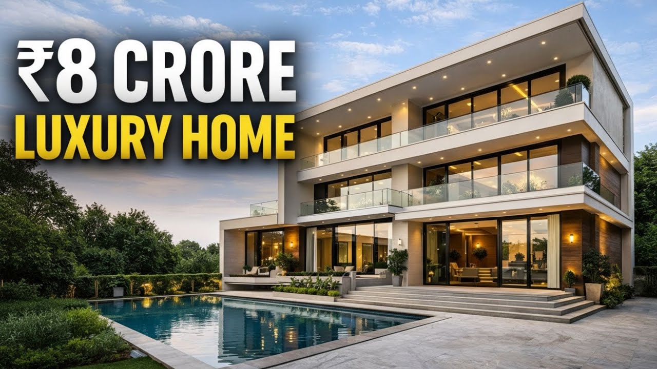 Inside a ₹8 Crore Modern 4BHK Home | 4000 Sq Ft Luxury Interior Tour