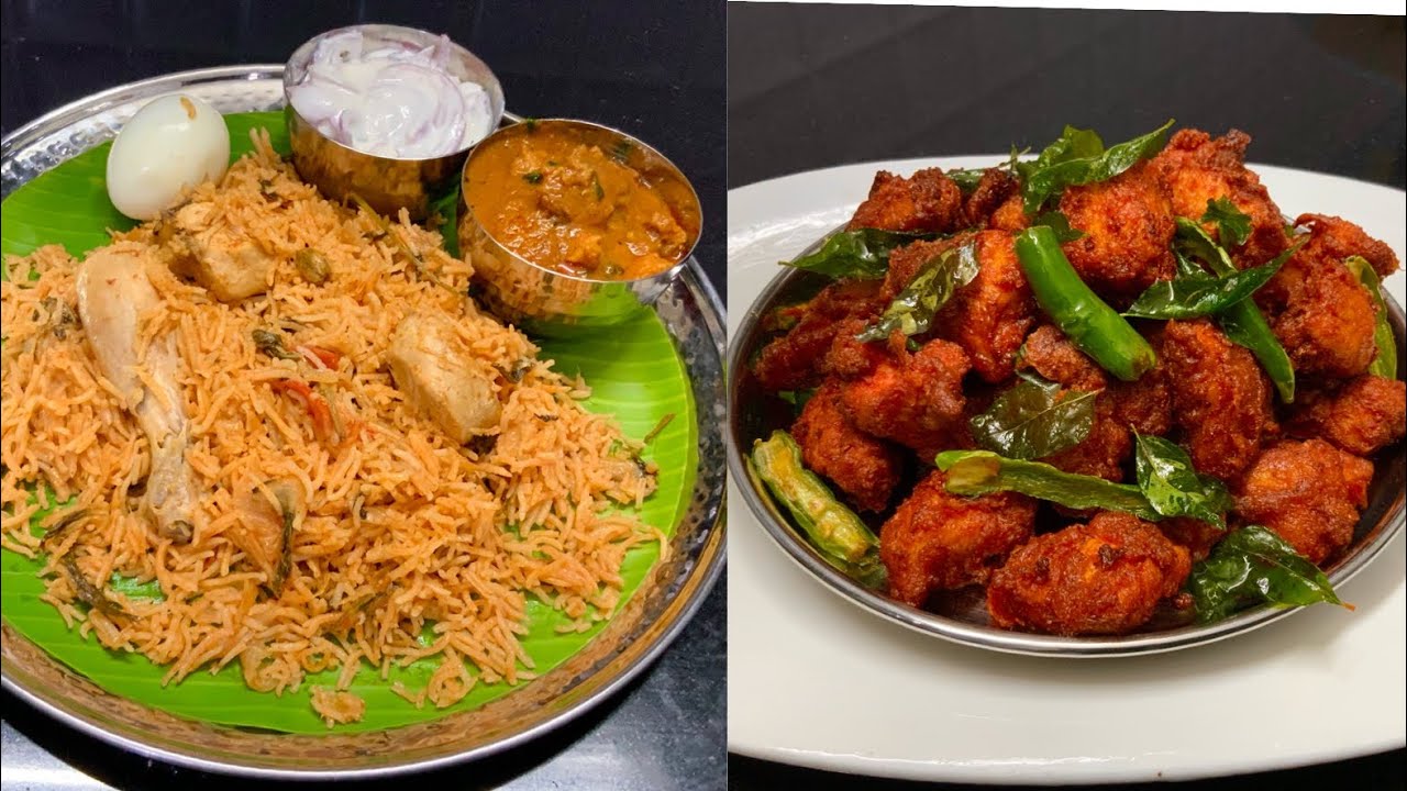 சிக்கன் பிரியாணி & சிக்கன்65/chicken Biriyani & chicken65 /chicken Biriyani in Tamil/chilli chicken