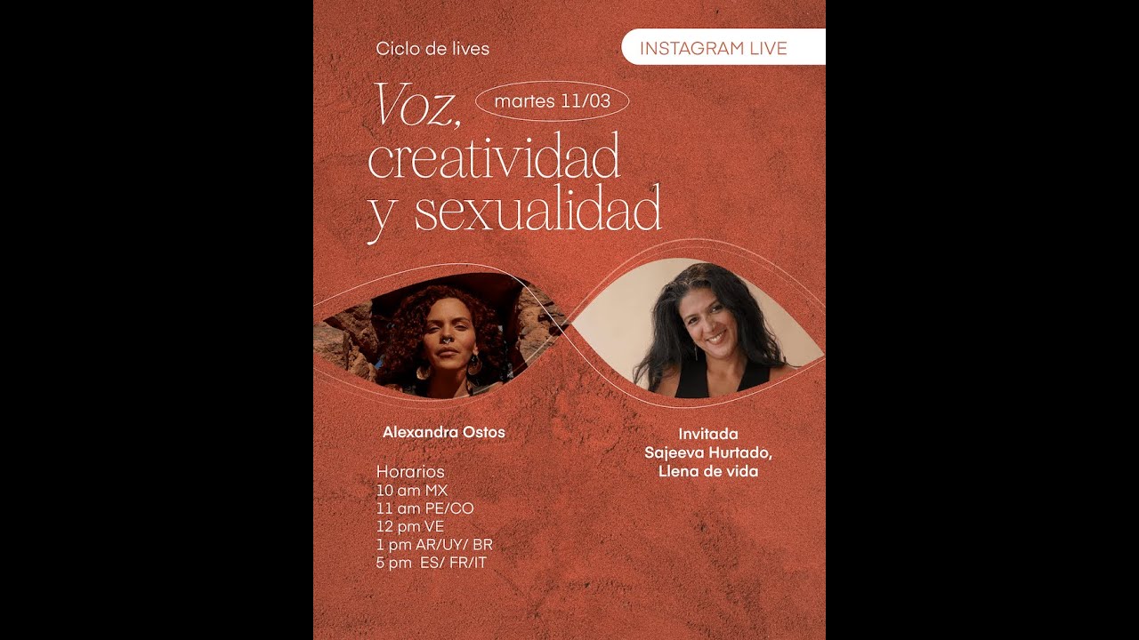 Voz, creatividad y placer con Sajeeva Hurtado