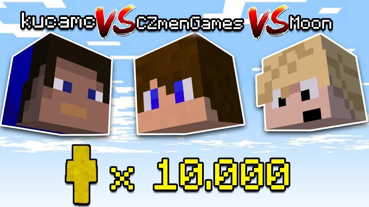 @StudioMoonTV  VS @kucamc  - největ&scaron;&iacute; MINECRAFT souboj v&scaron;ech dob!