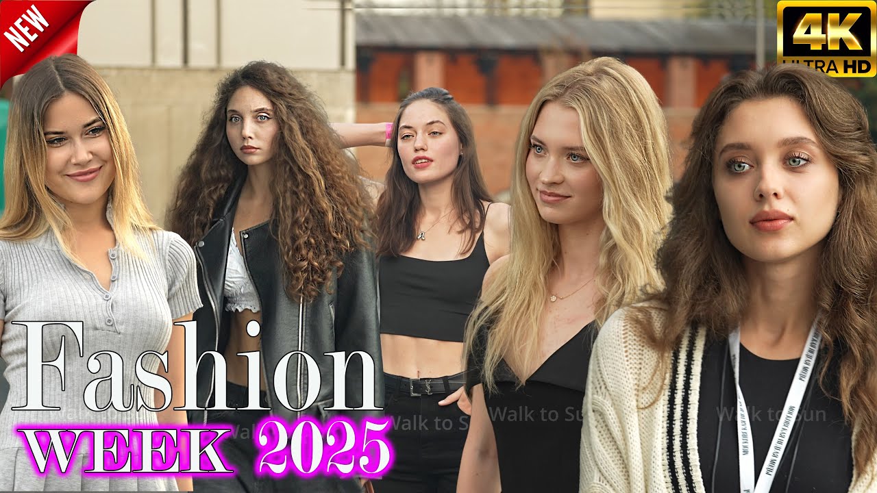 🔥4K Moscow Fashion Week 2025 Part 2