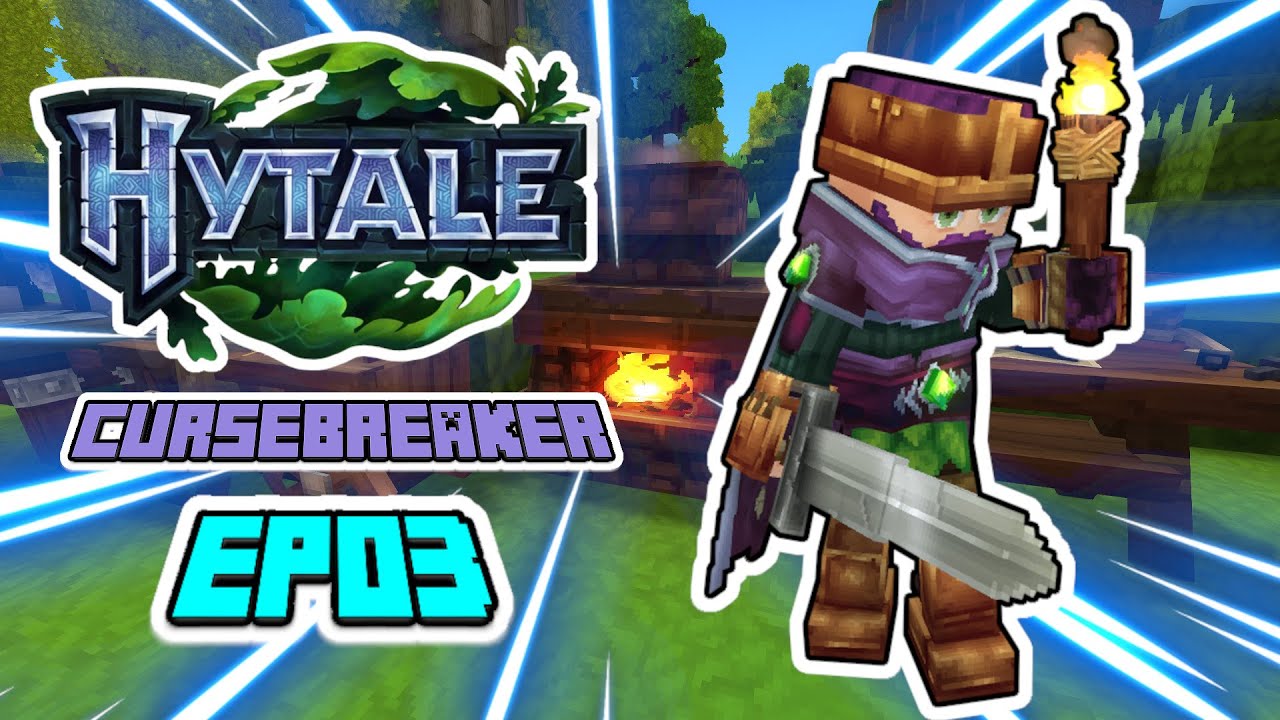 EP 03 - Lets Play Hytale The Forgotten Temple and Memories!  Farming and Finding Iron!
