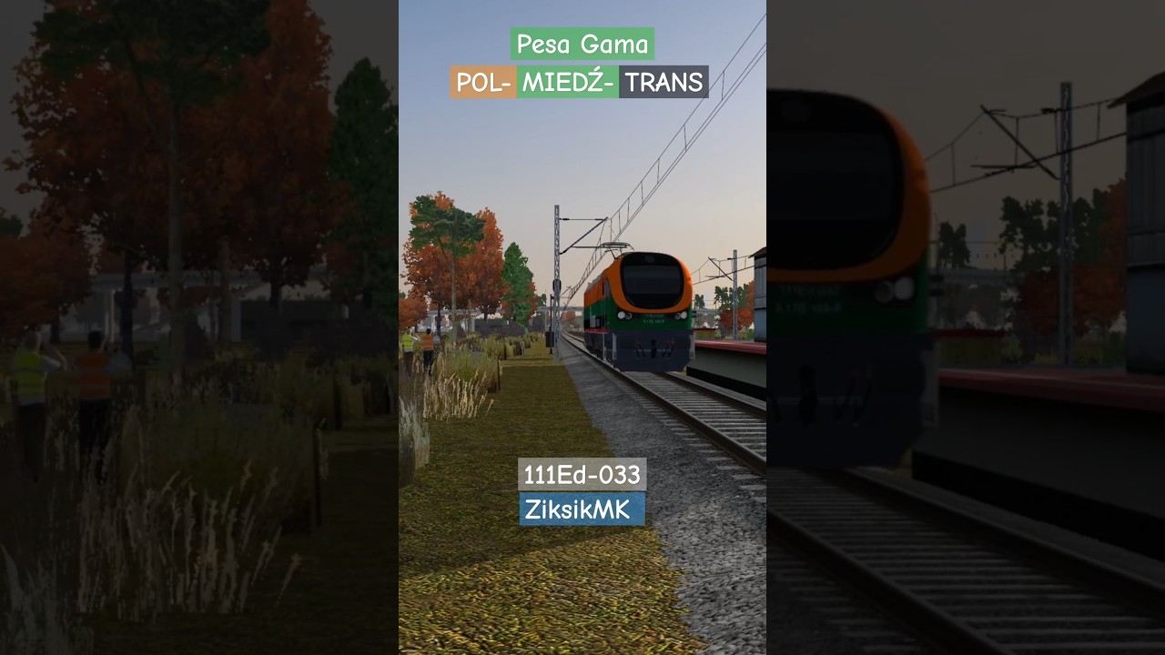Symulator MaSZyna Pesa Gama 111Ed - 033 POL-MIEDŹ-TRANS przez Wolicę Zdrojową