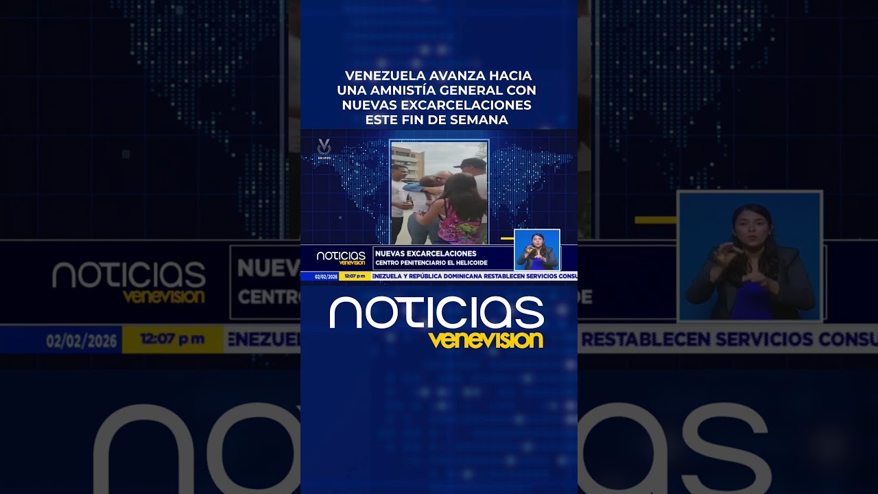 Venezuela avanza hacia una Amnist&iacute;a General con nuevas excarcelaciones este fin de semana