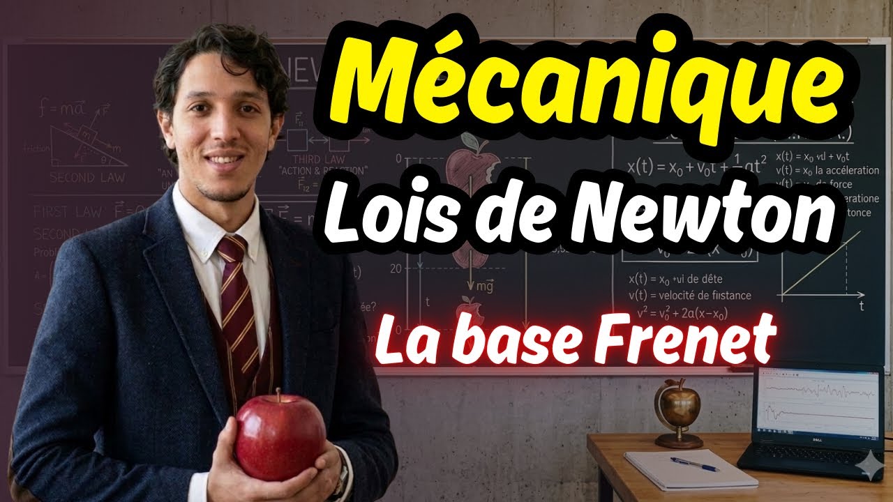 2BAC Mécanique : Base Frenet & Les lois de Newton 